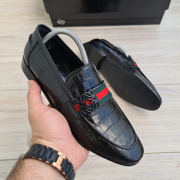 Scarpetto Other - Black Men's Genuine Leather Loafer - Leather Sole